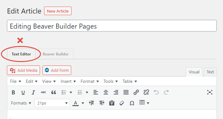 beaver-builder-text-editor-mode